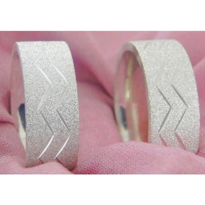 Alianças Compromisso Prata Diamantadas 7mm 14g