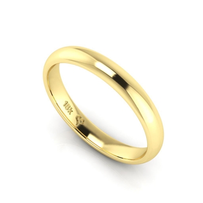 Aliança de Casamento Ouro 18K 3mm 2g