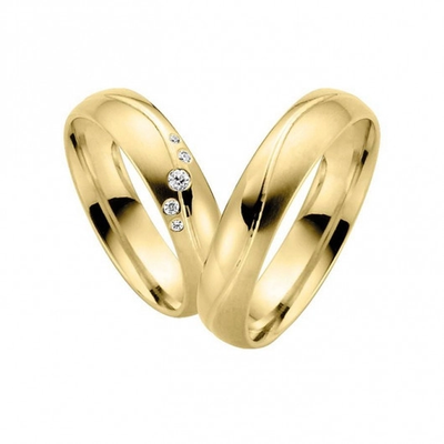 Alianças Casamento Ouro Polidas 6mm 11g