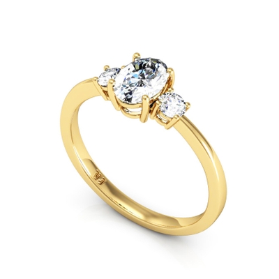 Anel Debutante Poppy Ouro