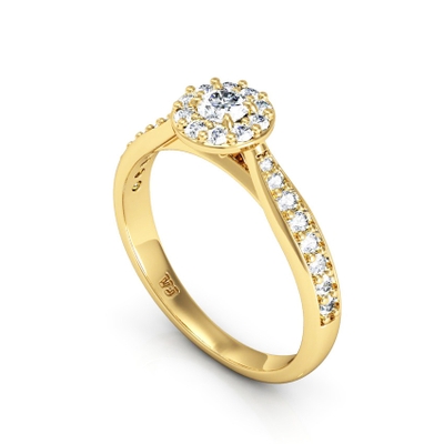 Anel Debutante Violet Ouro
