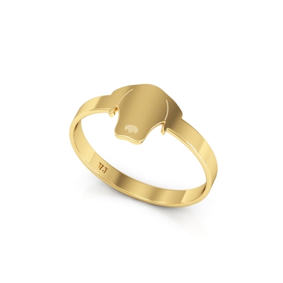 Anel Pet Cachorro Ouro 18k