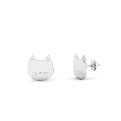 Brinco Pet Gato Prata