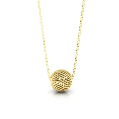 Colar Ouro 18K Coleção Órbita Médio