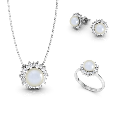 Conjunto Prata Pérola