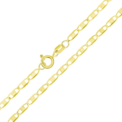 Corrente Ouro 18K Piastrine 50 cm