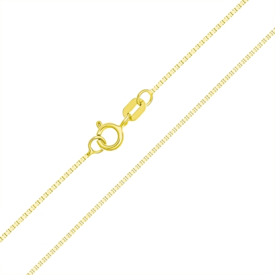 Corrente Ouro 18K Veneziana Curta 60 cm