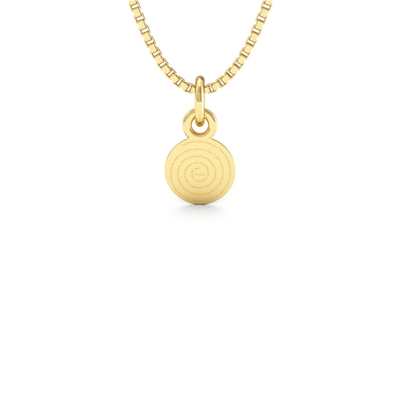 Medalha Pai Nosso Ouro 18K Pequena