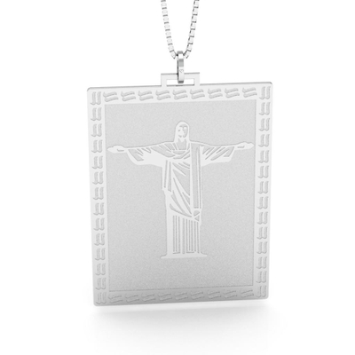 Pingente Cristo Redentor Prata