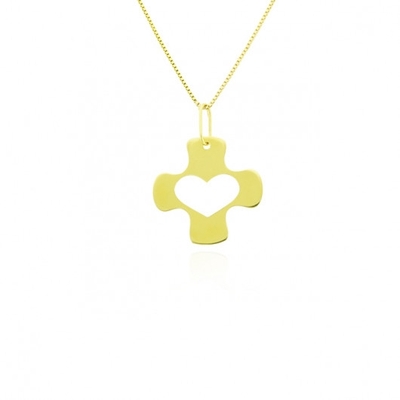 Pingente Cruz Dehoniana Ouro 18K