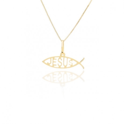 Pingente Ouro 18K Jesus