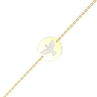 Pulseira Espírito Santo Ouro 18k