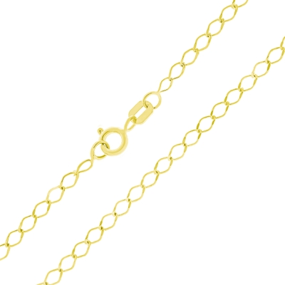 Pulseira Ouro 18K Recém-Nascido Losango 13 cm