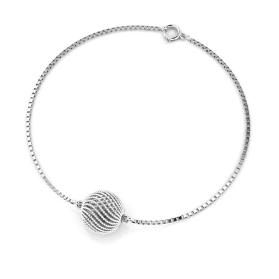 Pulseira Prata Coleção Órbita Médio