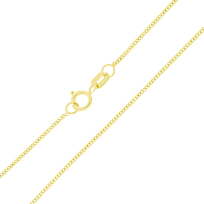 Tornozeleira Ouro 18K Groumet 24 cm