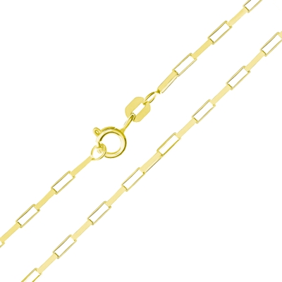Tornozeleira Ouro 18K Veneziana Longa 24 cm
