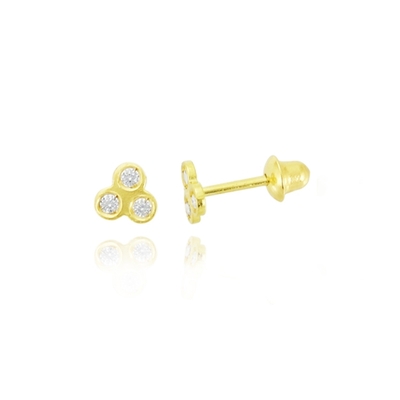 Brincos Ouro 18K Três Marias