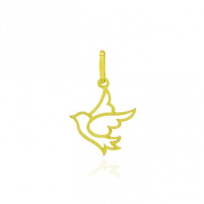 Pingente Ouro 18K Pomba da Paz