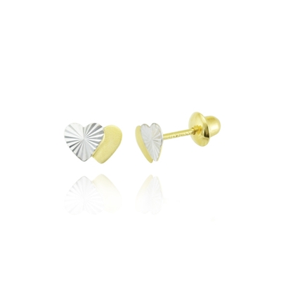 Brincos Ouro 18K Corações