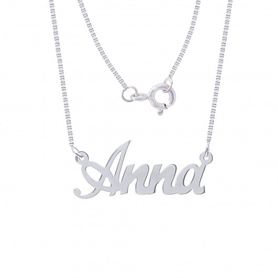 Colar Nome Personalizado Prata 925