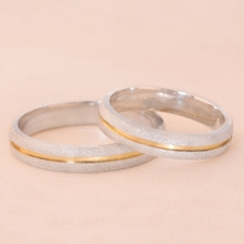 Alianças Namoro Loveways 3,5mm Abauladas Diamantadas