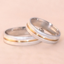 Alianças Namoro Loveways 5mm Abauladas Foscas