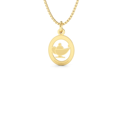 Pingente Formatura Enfermagem Ouro 18k Pequeno