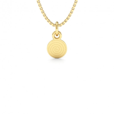 Medalha Pai Nosso Ouro 18K Pequena