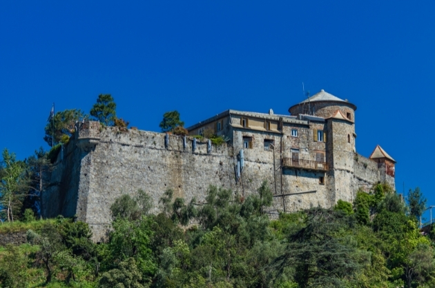 Castelo antigo em Portofino Itália