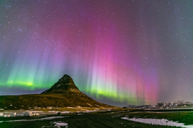 Aurora Boreal na Islândia